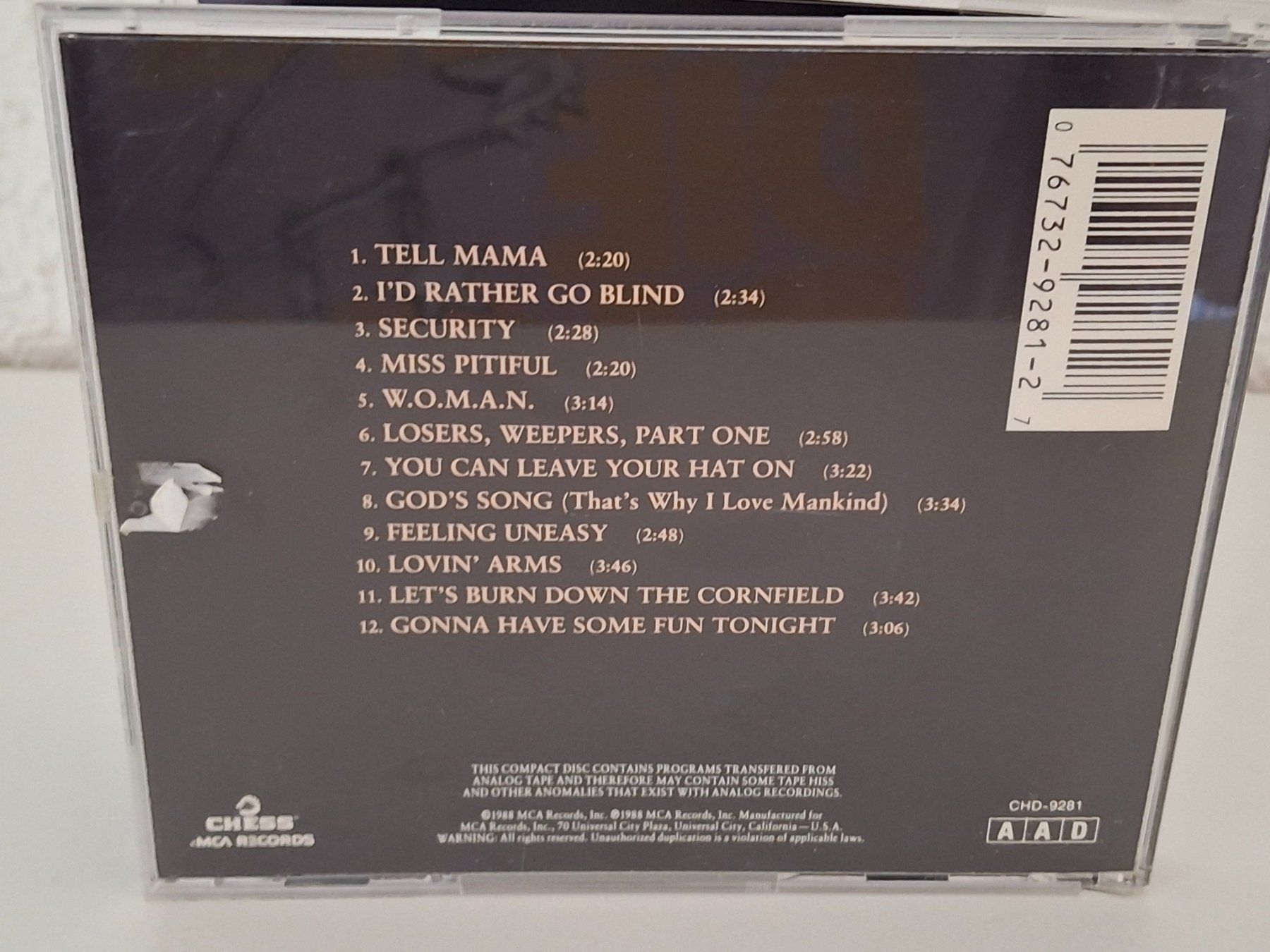 CD: CD Etta James - The Sweetest Peaches Part Two – Usato da Aarberg venduto da Jackup1 1