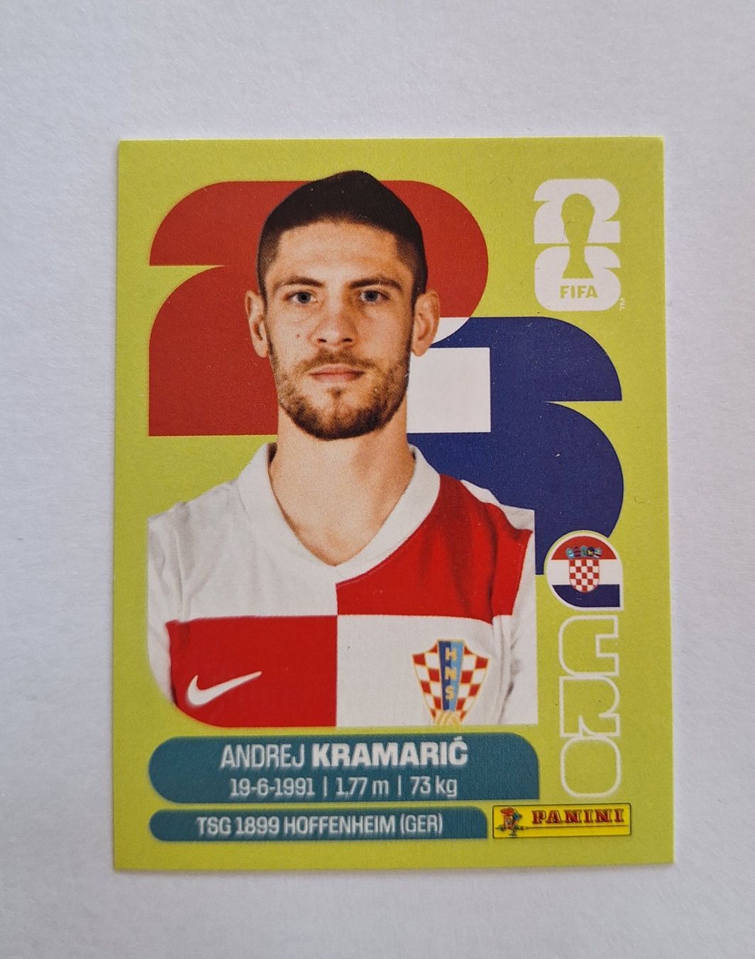 Panini Sammelbilder & Trading cards: Panini Andrej Kramarić CRO 19 – Neu (gemäss Beschreibung) aus Romanens von Crocette