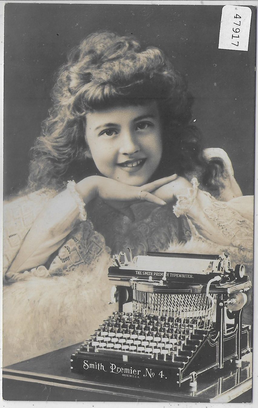Cartoline postali: Smith Premier No. 4 - Schreibmaschinen – Usato da Ettingen venduto da Kartenplanet