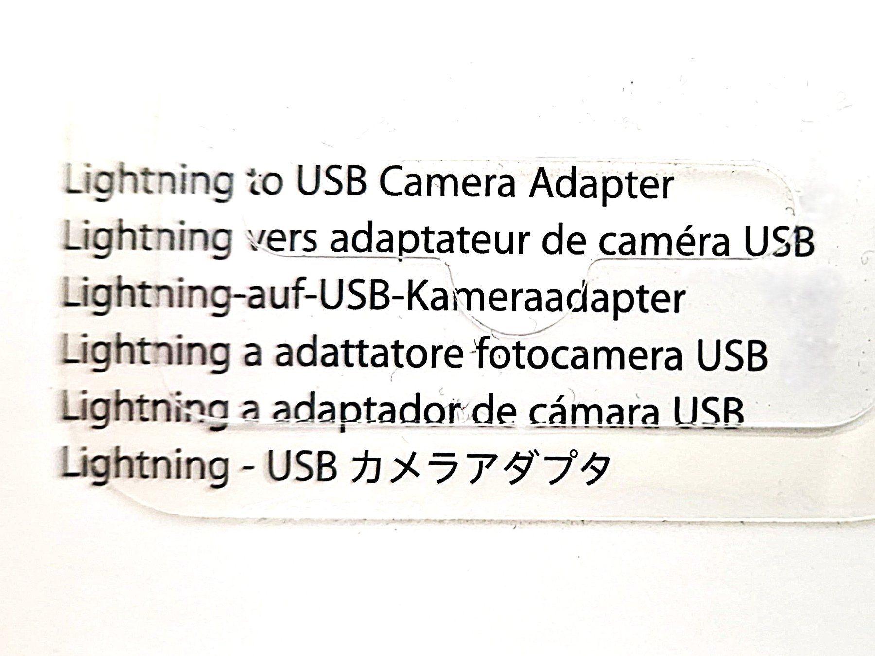 Apple Unità & Adattatore: Apple Lightning auf USB Kamera Adapter – Nuovo e nell'imballaggio originale da Basel venduto da Restwert_Basel 6