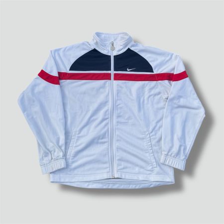 Nike Tennis white vintage track jacket 00s sport streetwear