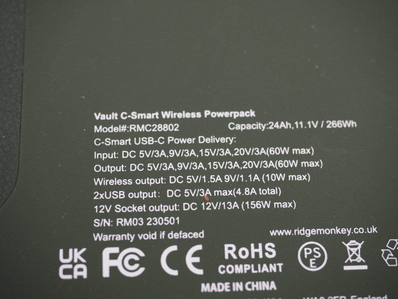 Batterie: RIDGE MONKEY Vault C-Smart Wireless Powerpack (26081335) – Usato da Zürich venduto da fundsachenverkauf 4