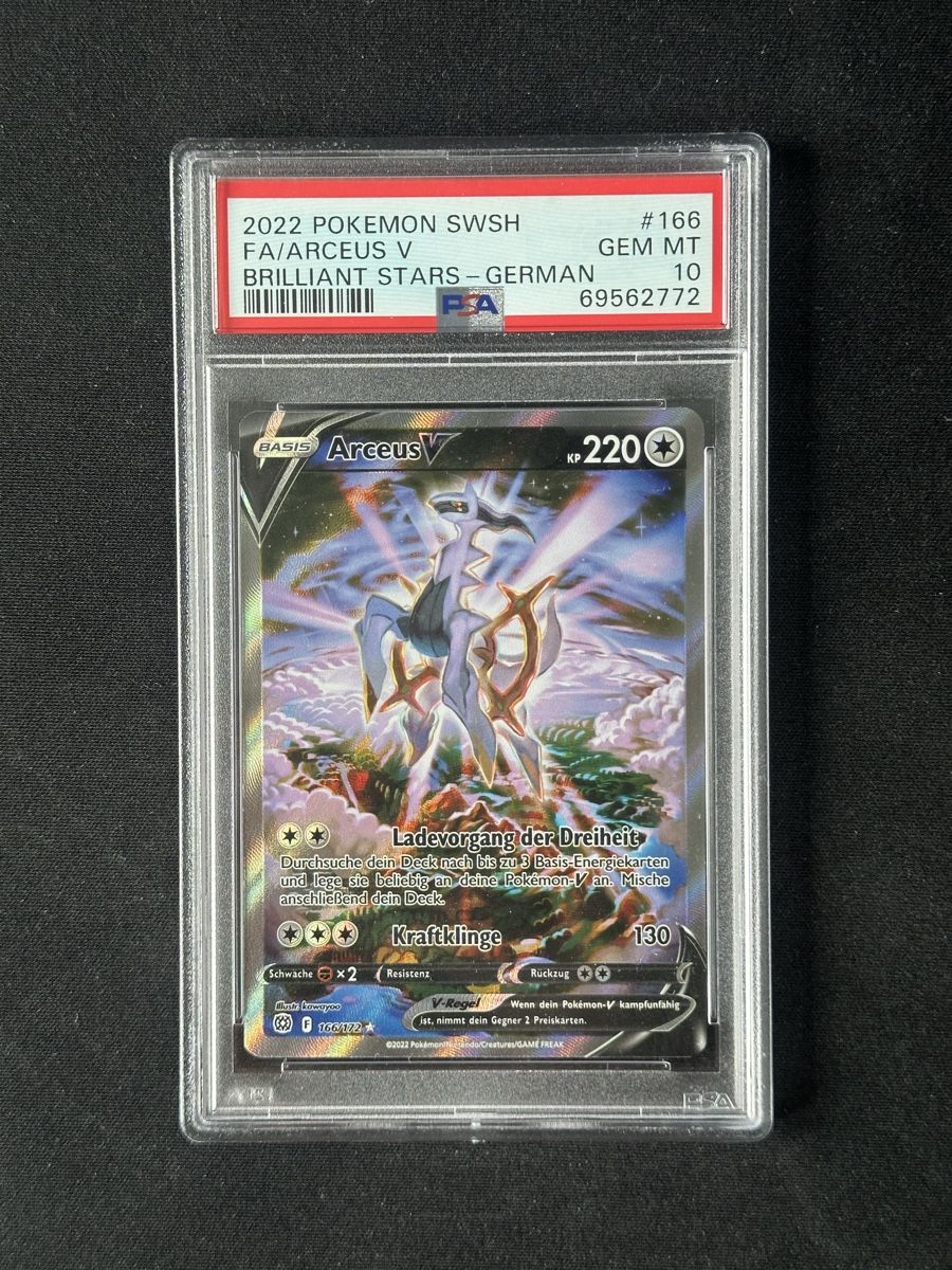 Pokémon Carte collezionabili: PSA 10 Arceus V Pop 45 – Nuovo e nell'imballaggio originale da Wil SG venduto da shinycardboard