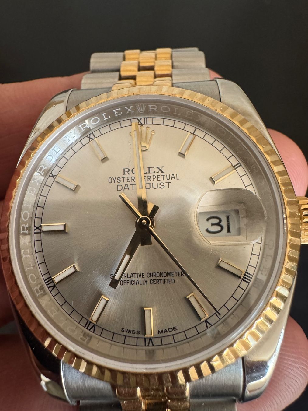Bracelets: Rolex Datejust 36mm Bicolor – D'occasion à Untersiggenthal par Garci11 7