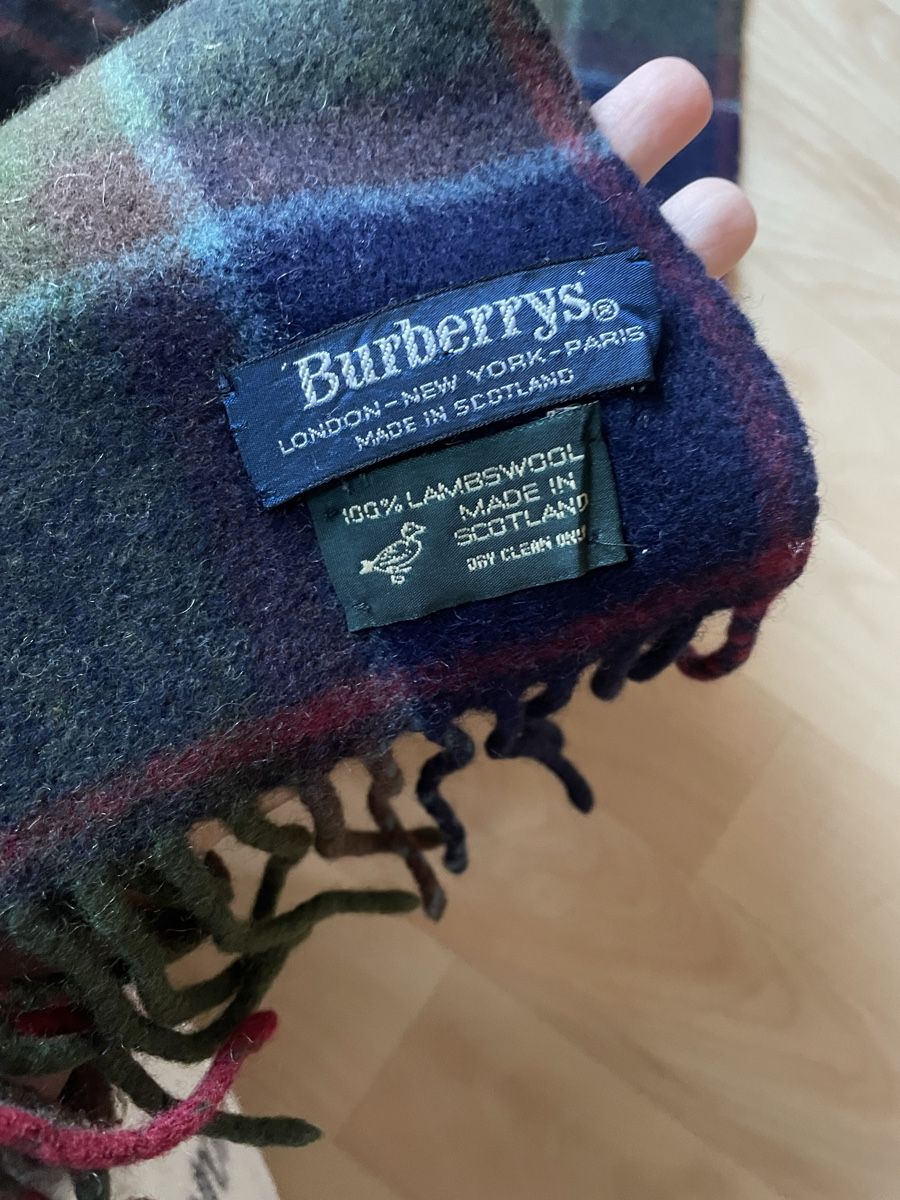 Burberry Foulard & Sciarpe: BURBERRY 100% Lambswool Scarf Barbour style – Usato da Zürich venduto da Angela_Fashion_Lover 3