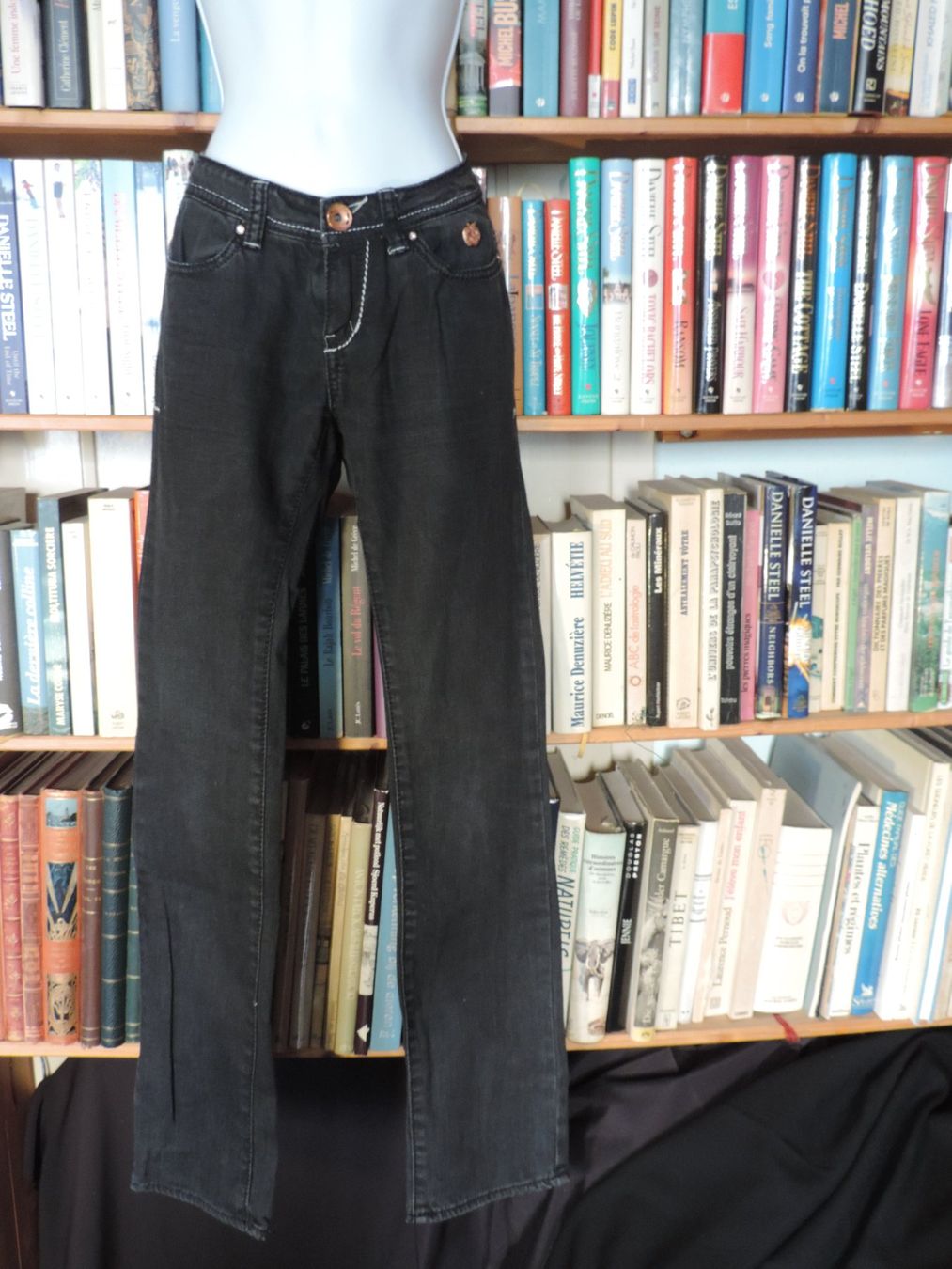 Jeans: jeans noir/gris Apple Bottom – Nuovo (secondo la descrizione) da Genève venduto da Axelle333 4