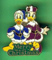 Disney  DONALD & DAISY  Merry Christmas