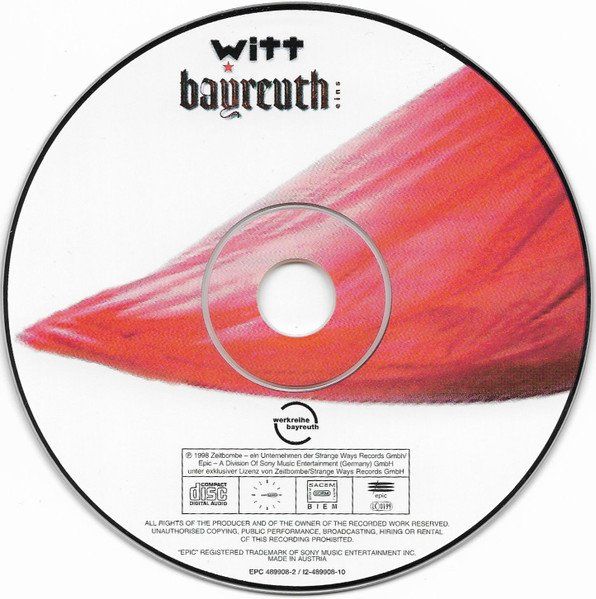 CDs: Witt – Bayreuth Eins - Vergriffen - c – Gebraucht aus Brittnau von Zibu 2