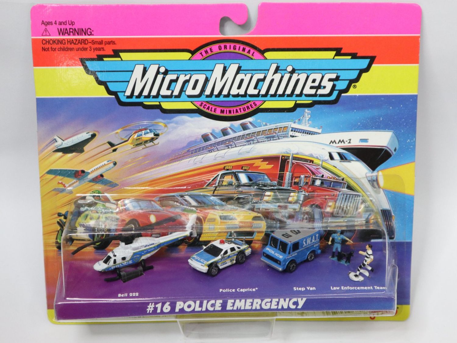 Micro Machines Spielzeuge: Micro Machines 1996 Police Chevy Caprice S.W.A.T. – Neu und originalverpackt aus Eschenbach SG von Astalavista