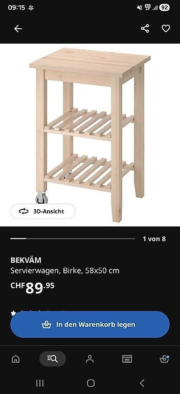 Ikea Carrelli di servizio: Servierwagen / Küchenmöbel – Nuovo (secondo la descrizione) da Kehrsatz venduto da MiRico07 2