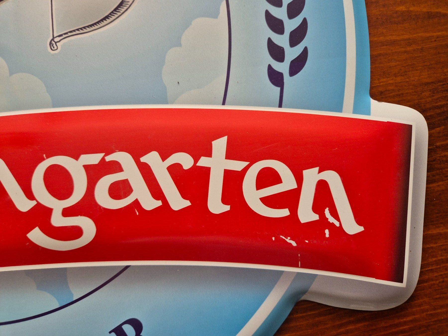 Schilder: Bier Schützengarten Weisser Engel Blechschild – Gebraucht aus St.Gallen von Stocken64 1