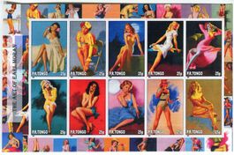 Block "Pin-up". Tongo