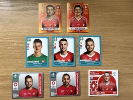 Panini / Topps Schweiz Nati Sticker - WM 22, Euro 20 & 24