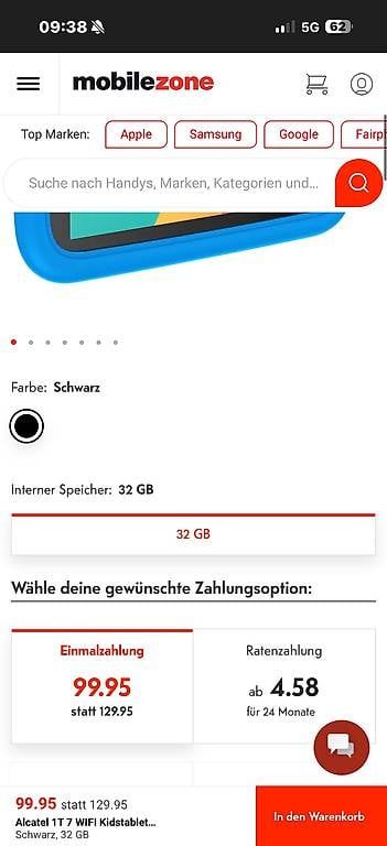 Alcatel Tablet PC: Alcatel 1T 7 WIFI Kidstablet 32 GB – Usato da Binningen venduto da rit_7nbr 4