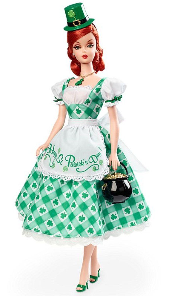 Bambole: Shamrock Celebration Barbie NRFB – Nuovo e nell'imballaggio originale da Münchenbuchsee venduto da Jolina1st