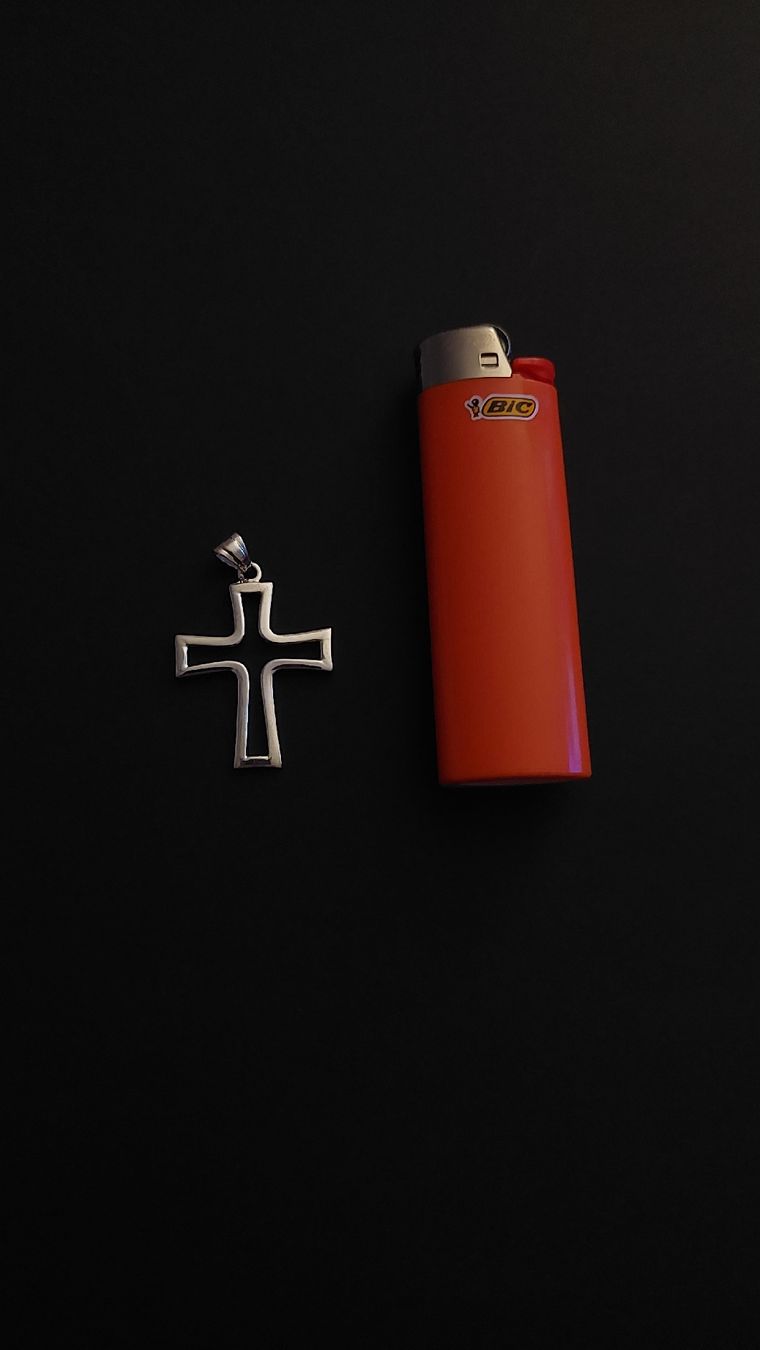 Ciondoli: Kreuz Anhänger, 925 Silber, Neu – Nuovo e nell'imballaggio originale da Zürich venduto da Rose-Black 5