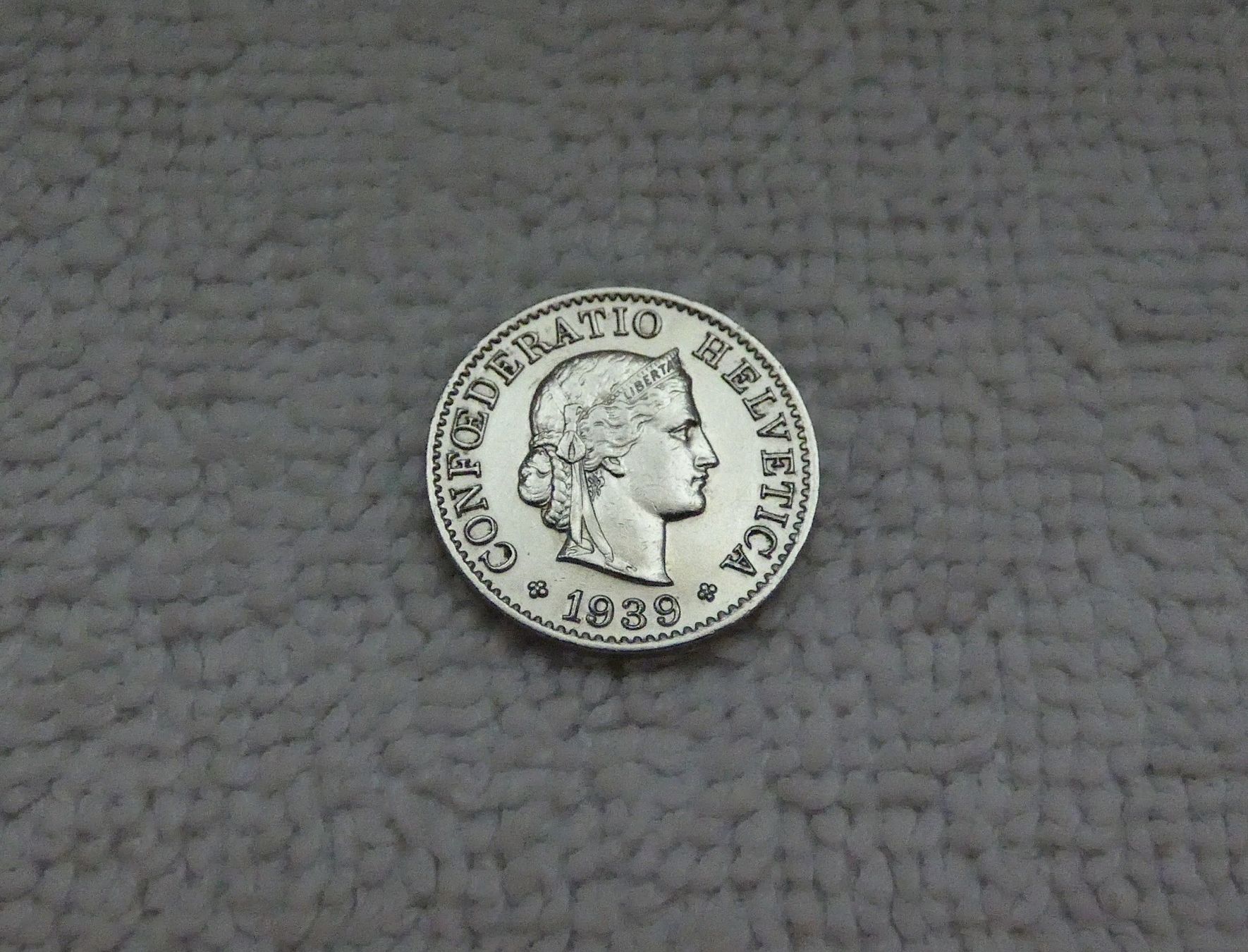 Tutti le monete: 5 centimes/rappen 1939 – Usato da Nyon venduto da Ilmi09
