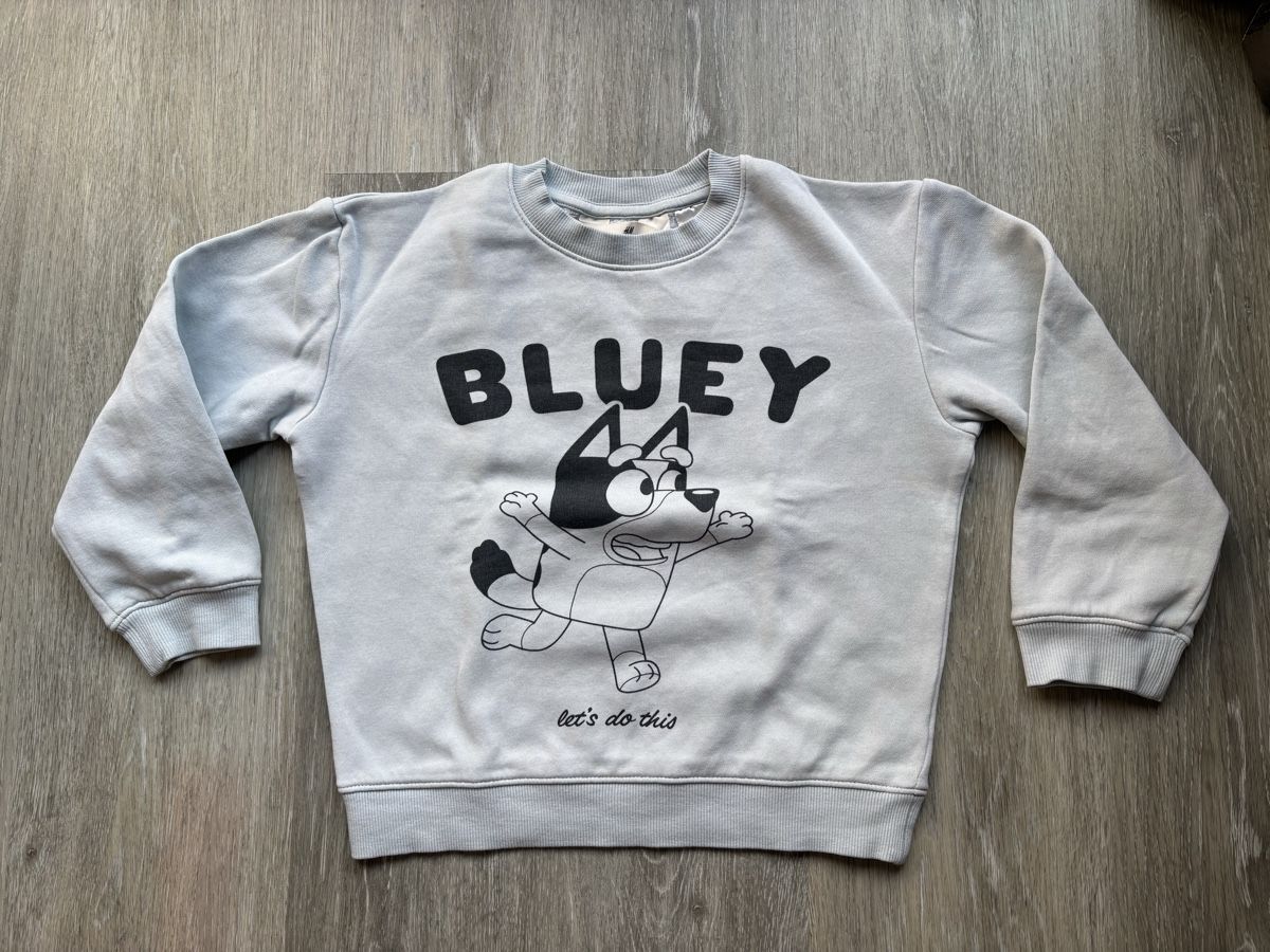 H&M Maglioni & Felpe: BLUEY Pullover hellblau, H&M, Gr. 110/116 – Usato da Hagenbuch ZH venduto da LisaChristine