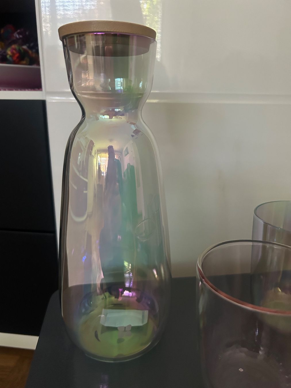 Waterdrop Bicchieri: Glas Karaffe mit 3 Gläser von Waterdrop – Nuovo e nell'imballaggio originale da Allschwil venduto da meeresperle 1