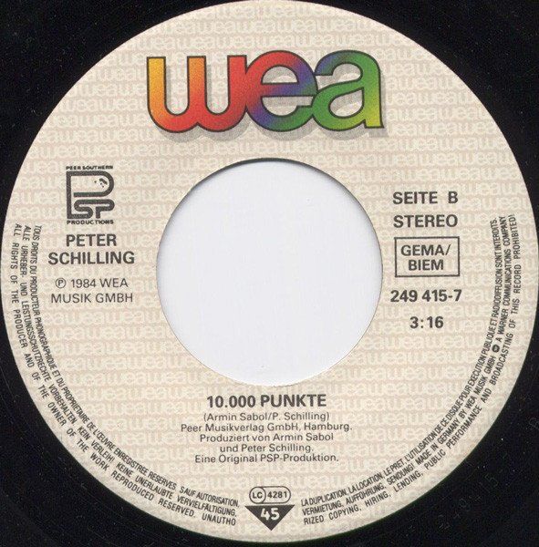 Schallplatten: Schilling Peter: Terra Titanic 7" – Gebraucht aus Steinhausen von Vilivinili 1
