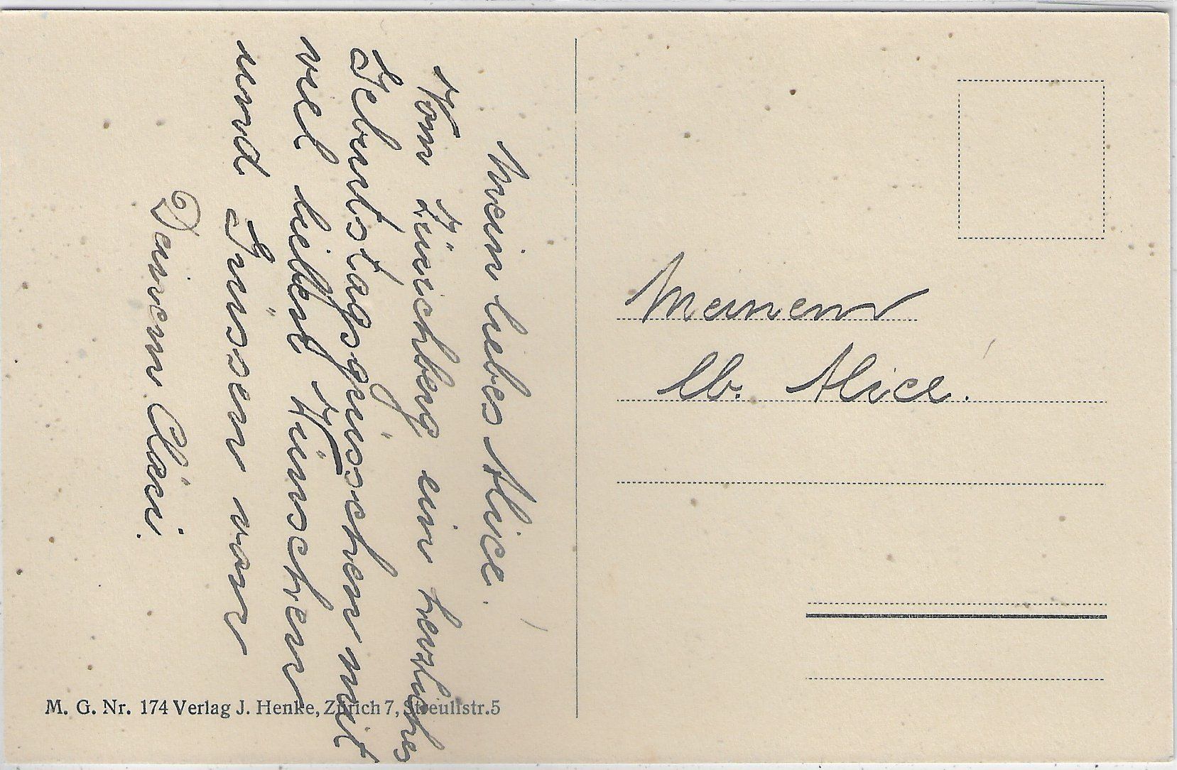 Cartoline postali: M. Goetz - Mädchen mit Blumenbebes – Usato da Ettingen venduto da Kartenplanet 1
