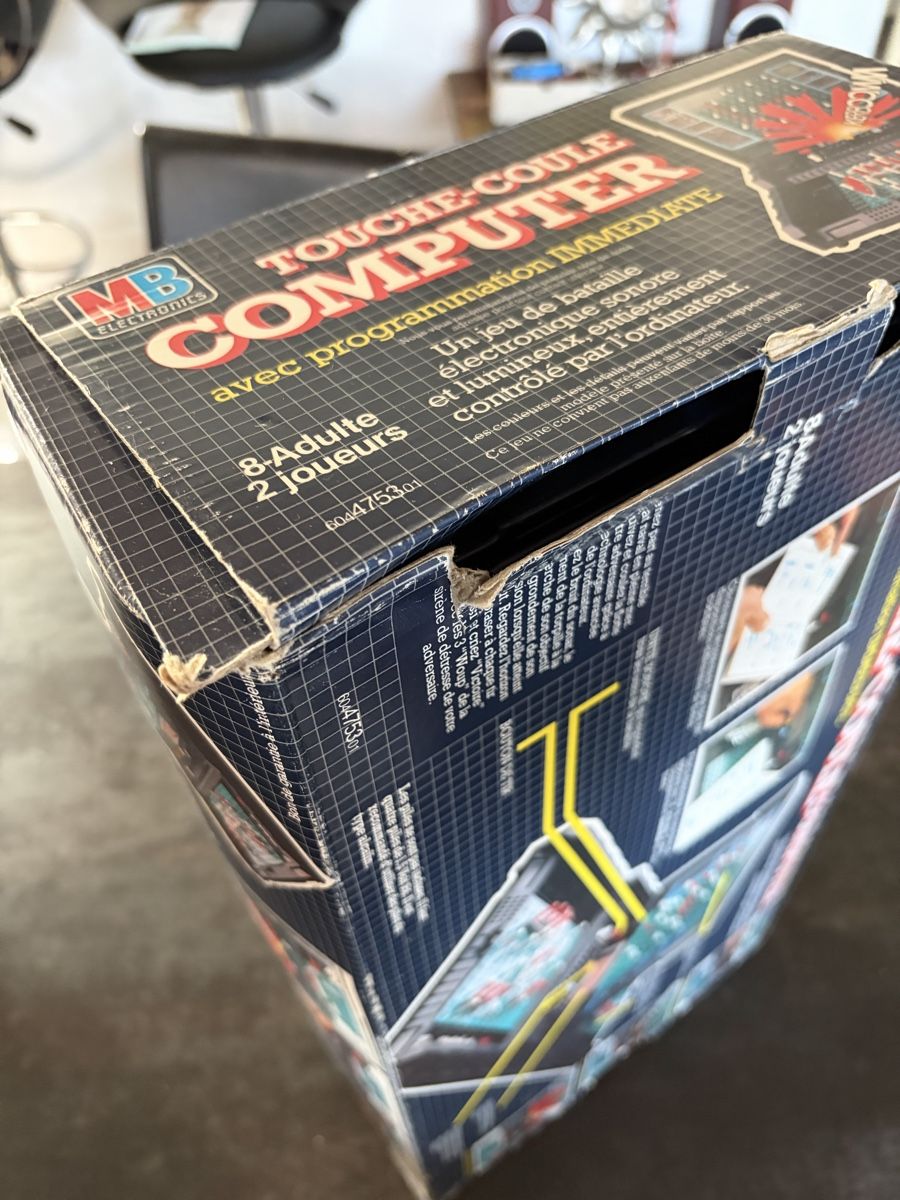 Giochi: 2 versions du Jeu Touche-Coulé Computer MB – Usato da Vallamand venduto da Bricbracbroc82 7