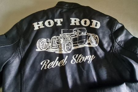 CUSTOM BIKER JACKE / M