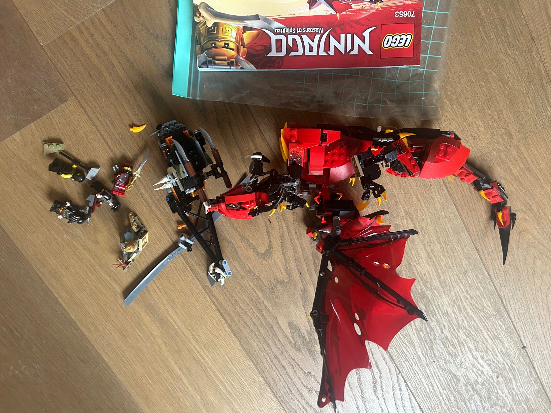 Lego Baukästen: LEGO Mutter der Drachen 70653, Ninjago rot Ninja Top – Gebraucht aus Rorschach von schastje 5