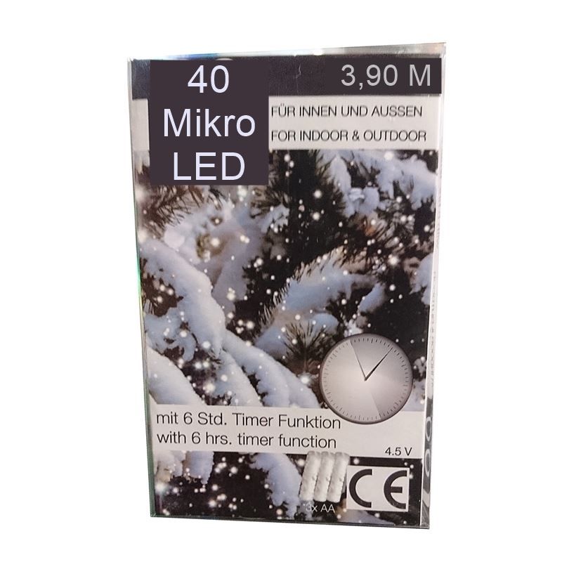 Ghirlande e barre luminose: Leuchtdraht Outdoor 40 LED mit Timer etc – Nuovo e nell'imballaggio originale da Wettingen venduto da Swala 1