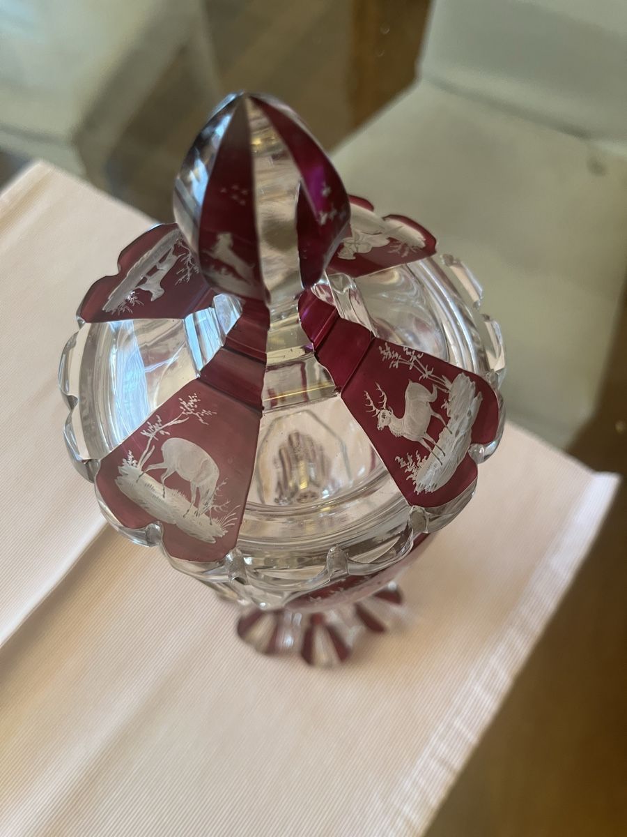 Vasen & Gefässe: Coppa in Cristallo Boemia 1900 – Gebraucht aus Lugano von NadirMarket 5