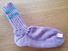 Socken selbstgestrickt Gr. 32/33