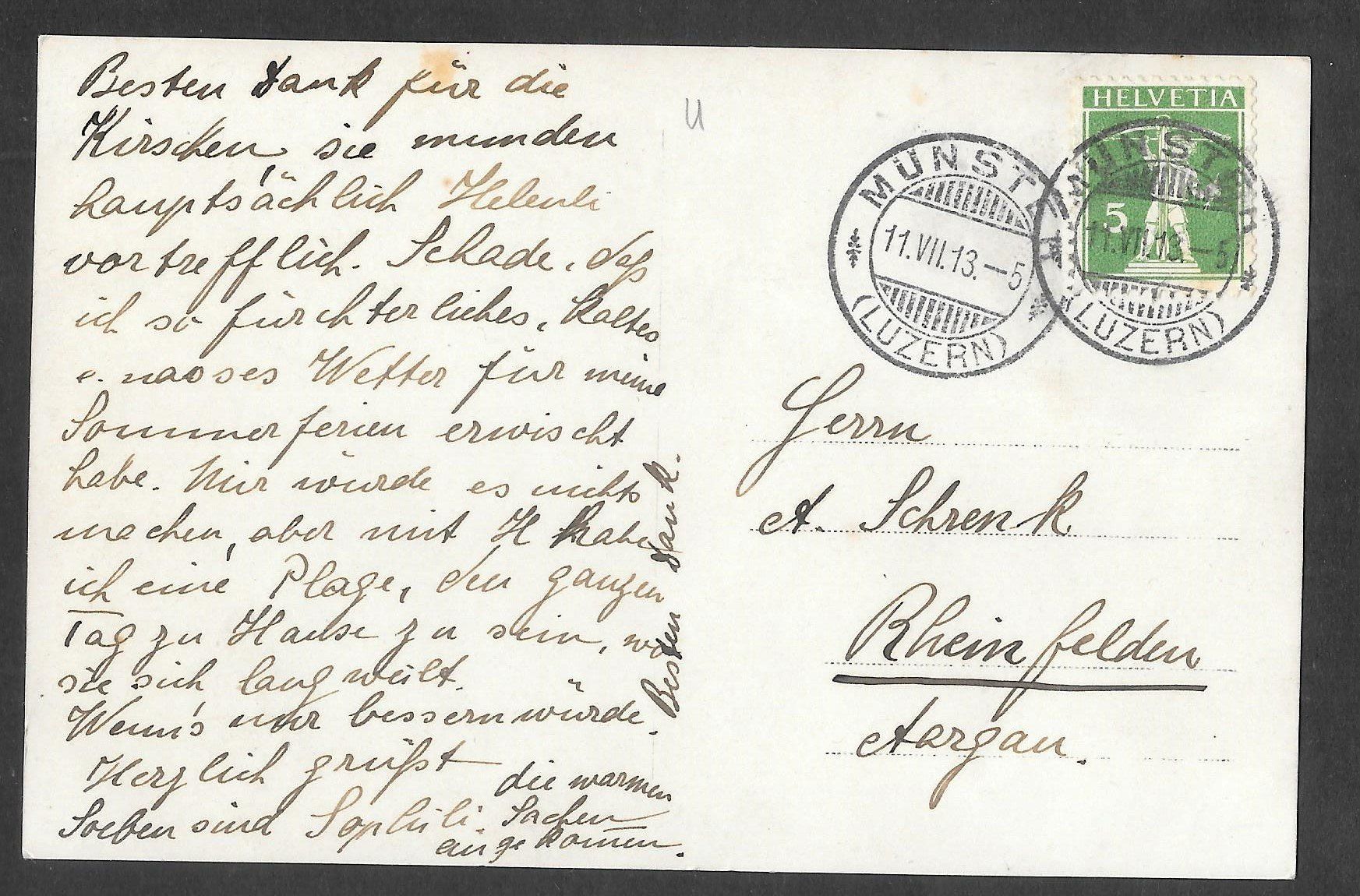 Cartoline postali: Beromünster Kustorei – Usato da Olten venduto da clotaldi 1