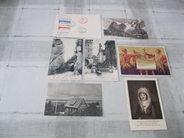 divers + cartes postale