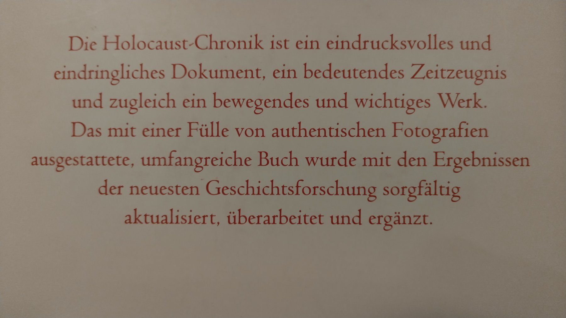 Bücher: Die Holocaust Chronik / Buch mit 768 Seiten ab Fr. 28.- – Gebraucht aus Bellach von JingleJerry 9