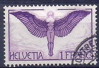 Tutti i francobolli: POSTE AERIENNE No. 12 – Usato da Les Verrières venduto da Scampi0
