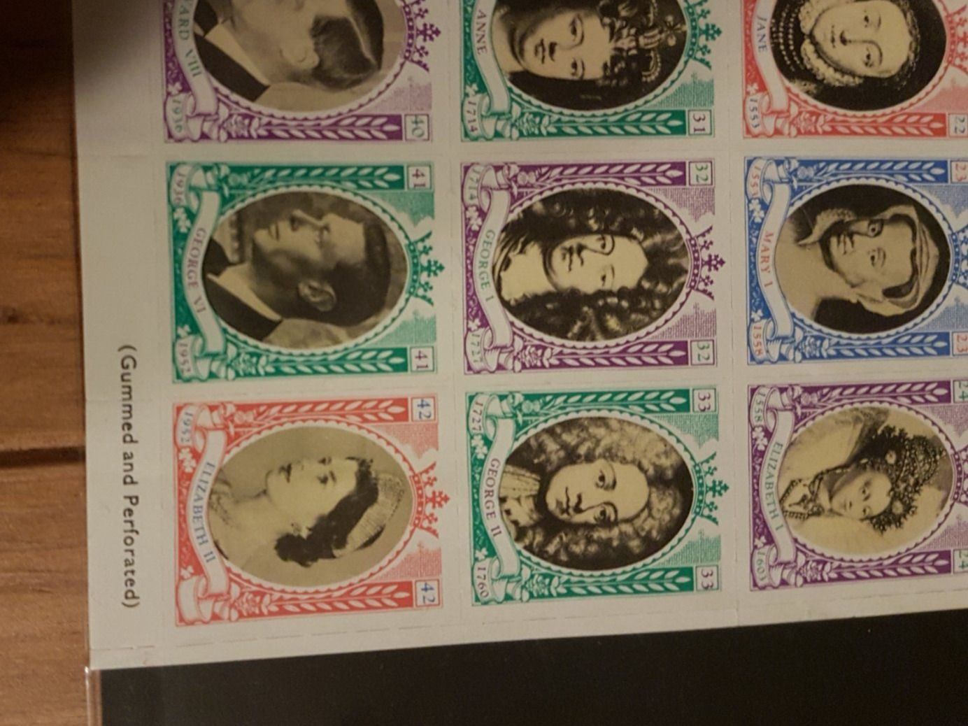 Carte collezionabili: King Queen Portrait England – Usato da Neuenkirch venduto da Trouvaillix 2