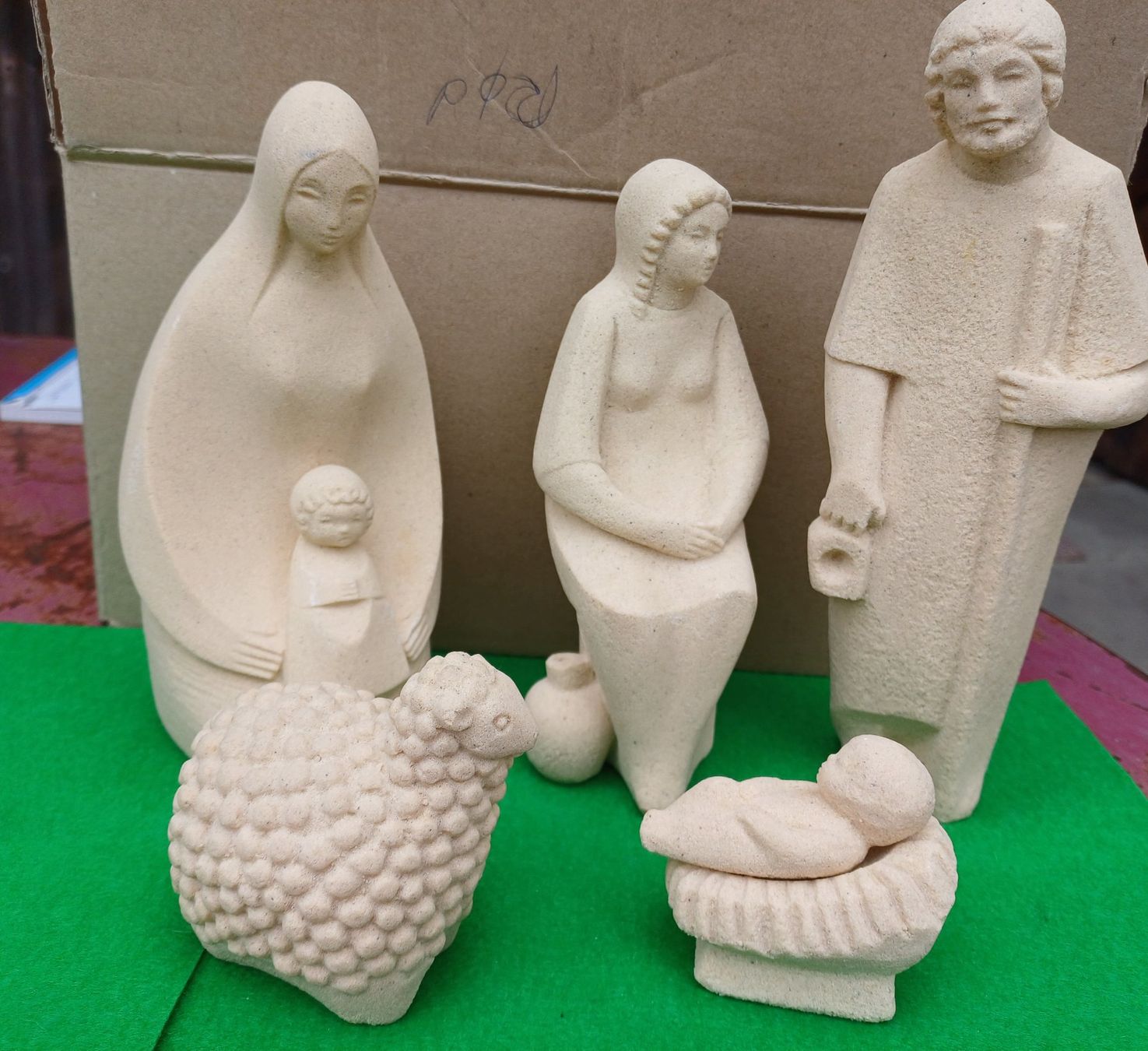 Statuette: Krippenfiguren "Stone Art" – Usato da Oberfrittenbach venduto da Damo1