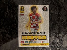 Panini Fussballkarte Luka Modric Fifa World Cup Master