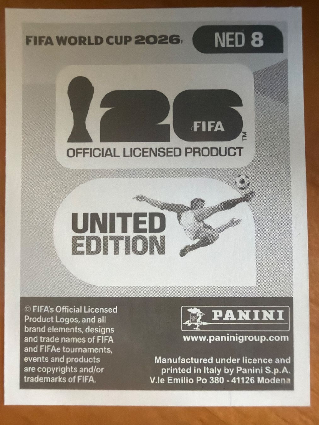 Panini Sammelbilder & Trading cards: Panini NED8 – Neu (gemäss Beschreibung) aus Susten von Rechnun 1