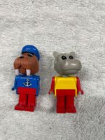 Lego Duplo Tierfiguren Seelöwe Nilpferd gebraucht