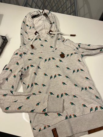 NAKETANO HOODIE HELL BIRDS/GREEN GR XS