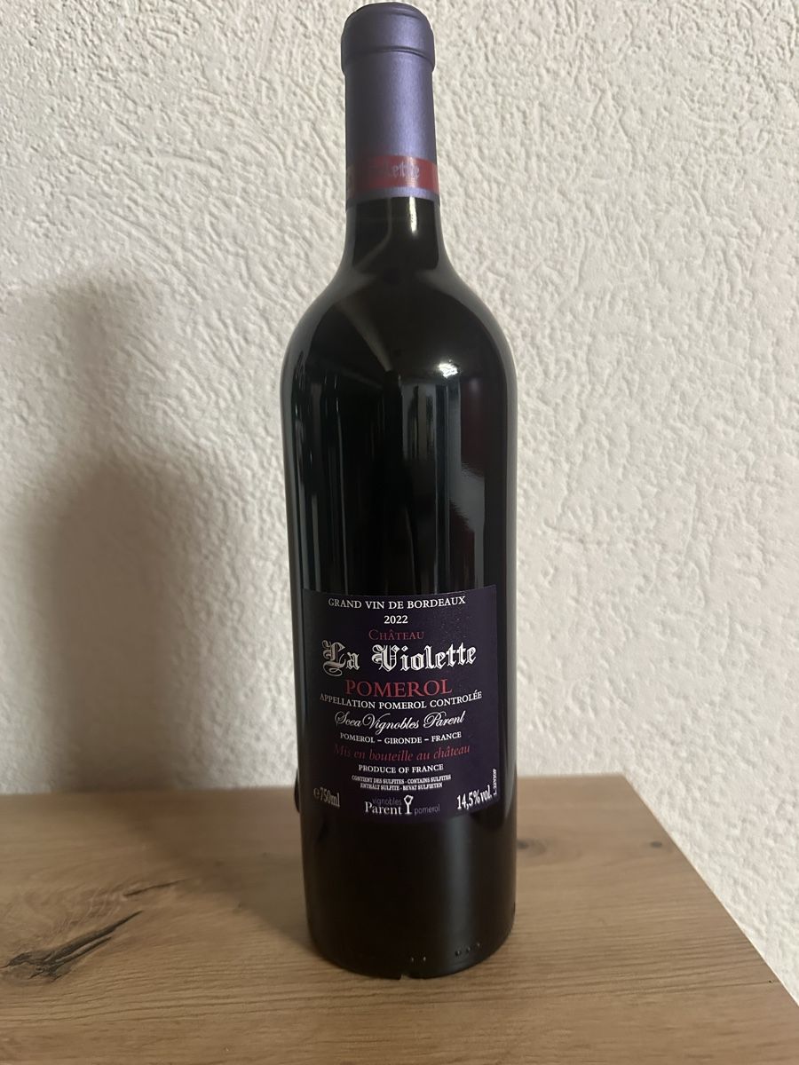 Wein: Château La Violette 2022 – Neu und originalverpackt aus Sonceboz-Sombeval von Sacvic1988 1