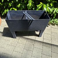 Blumentrog, kunststoff, mit wasserstandsanzeiger