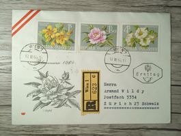 TR45 Enveloppe + Timbre Autriche 1964