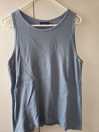 Blue Dog Rippen Tank Top Gr. XL blau/grau ca. Gr. 50 52