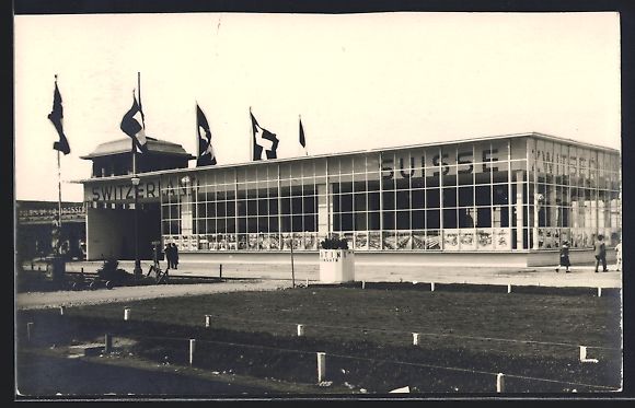 Ansichtskarten: Luzern, Eingangsgebäude der Ausstellung – Gebraucht aus Berlin von bartko-reher