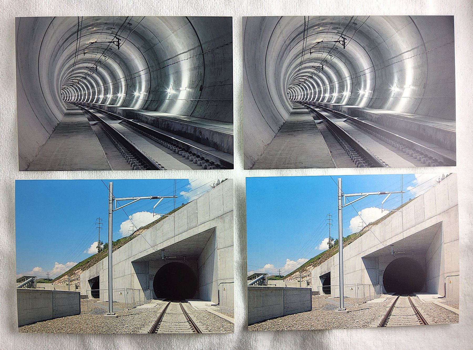 Tutti i francobolli: Ansichtskarten Lötschbergtunnel Eröffnung 2007 - ET-gest. – Usato da Zug venduto da Aeschroot