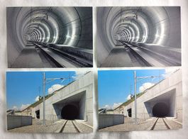 Ansichtskarten Lötschbergtunnel Eröffnung 2007 - ET-gest.