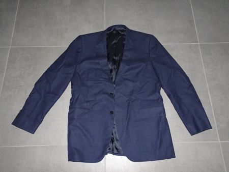 Elegante Herren Blazer Fein-Keller L-Uomo, Gr.52 Dunkelblau