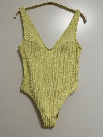 H&M Gelbe Badeanzug Gr 38 EUR